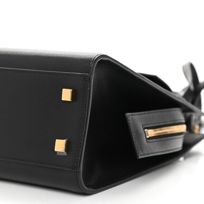 Saint Laurent Grain De Poudre Small Uptown Tote Black 10 of 10