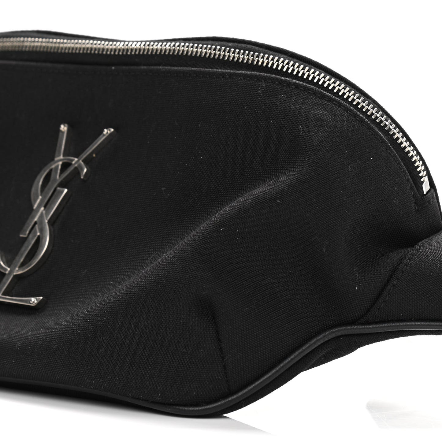 Canvas Monogram Belt Bag Black