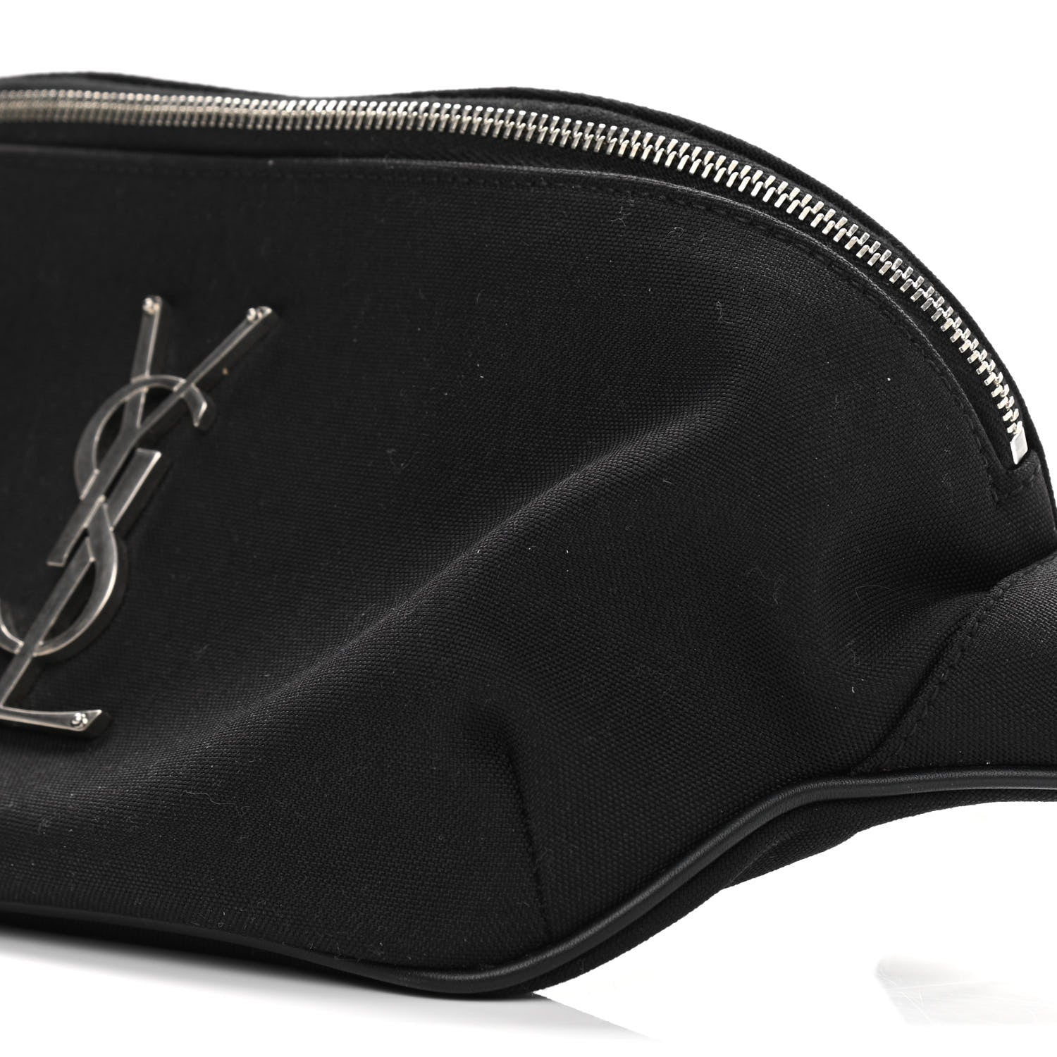 Saint Laurent Canvas Monogram Belt Bag Black 11 of 12