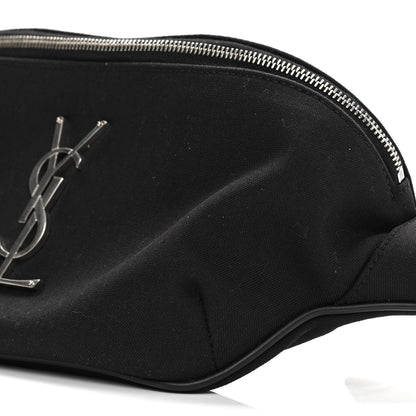 Saint Laurent Canvas Monogram Belt Bag Black 11 of 12