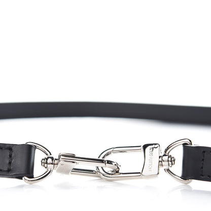 Louis Vuitton Calfskin 16mm Adjustable Shoulder Strap Black 3 of 3