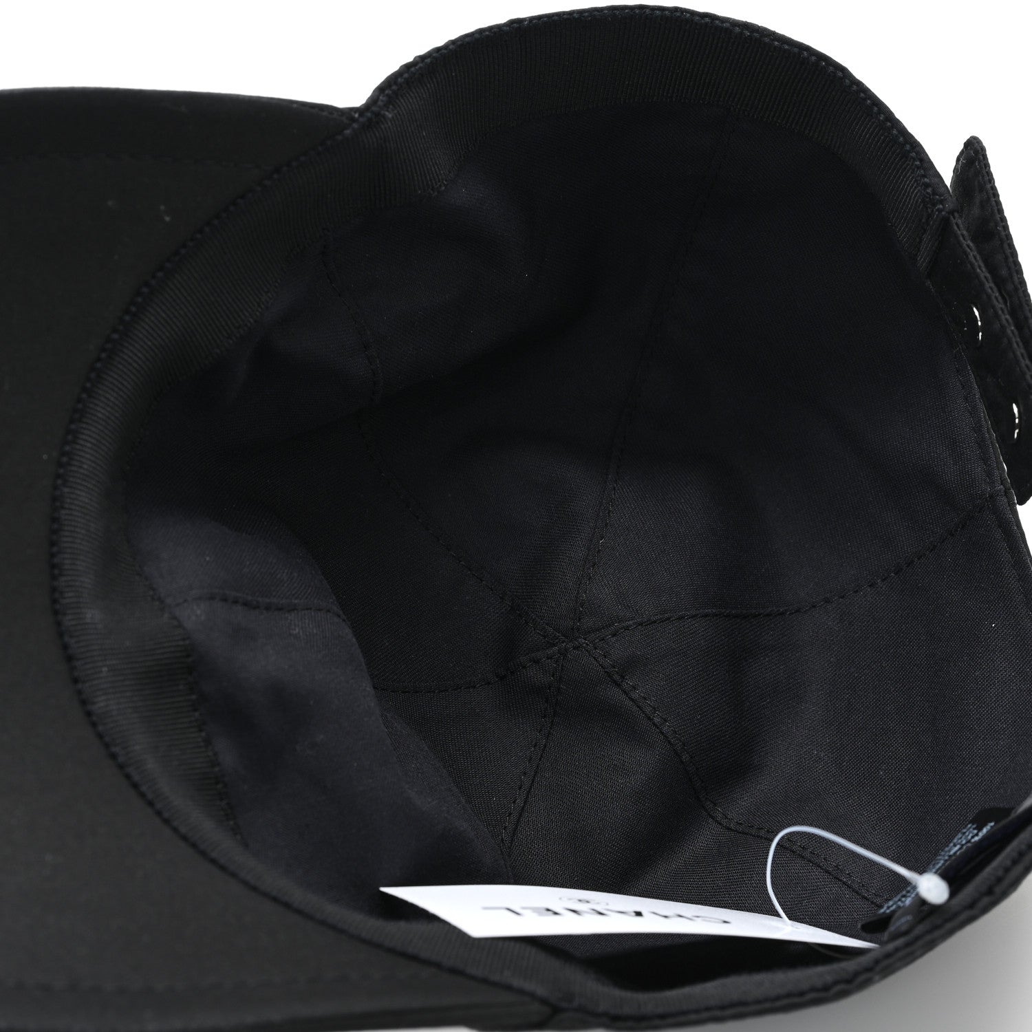 Chanel Cotton CC Cap Hat Black 7 of 8