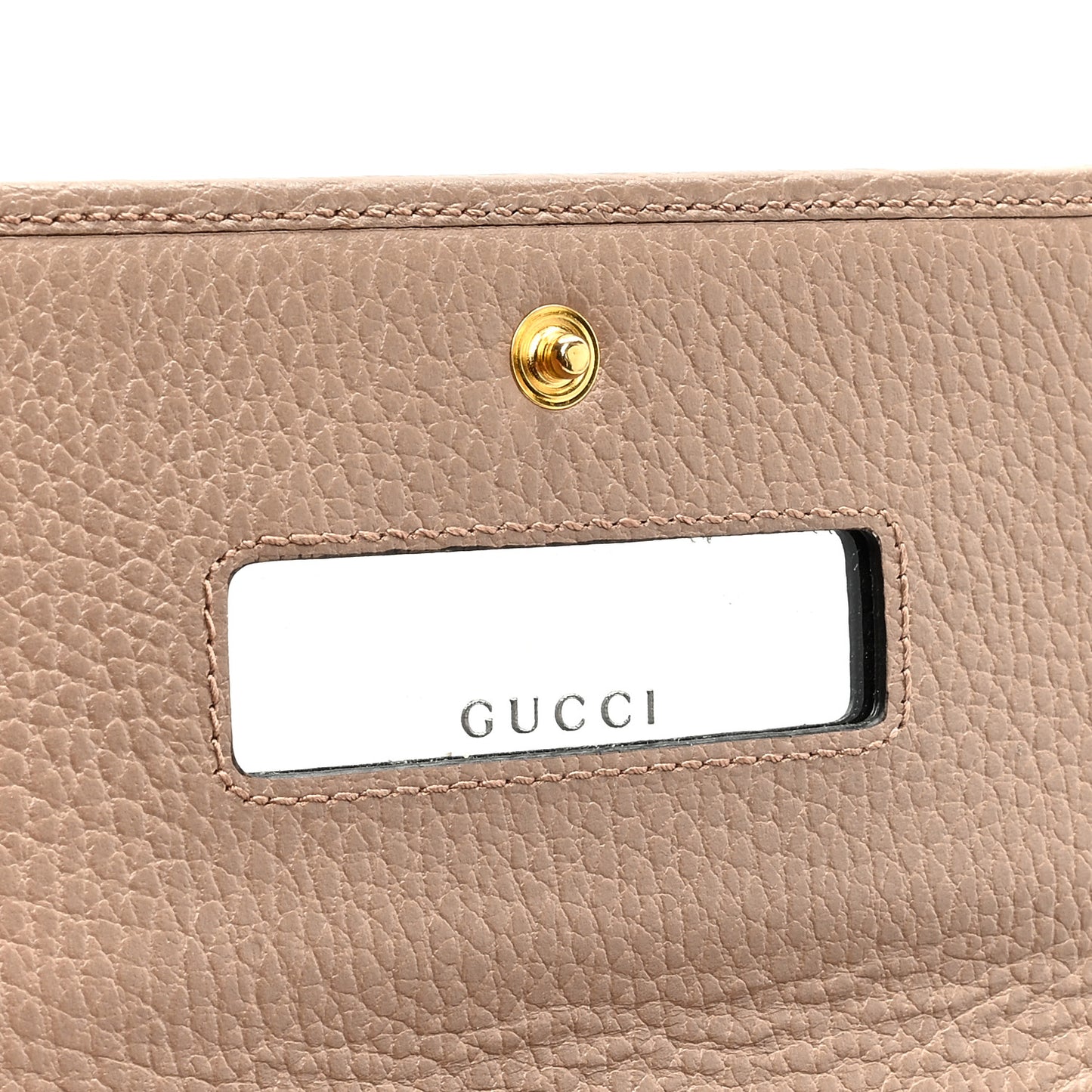 Dollar Calfskin Petite GG Marmont Wallet Chain Bag Porcelain Rose