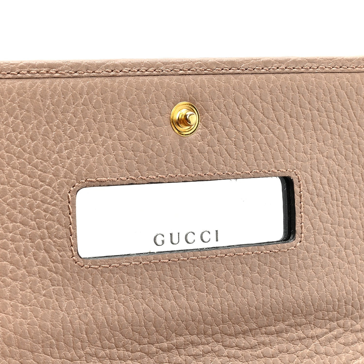 Gucci Dollar Calfskin Petite GG Marmont Wallet Chain Bag Porcelain Rose 7 of 9