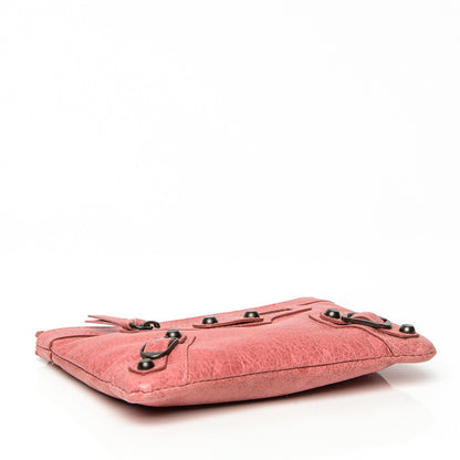 Balenciaga Agneau Classic Hardware M Porte-Monnaie Coin Purse Framboise 4 of 7