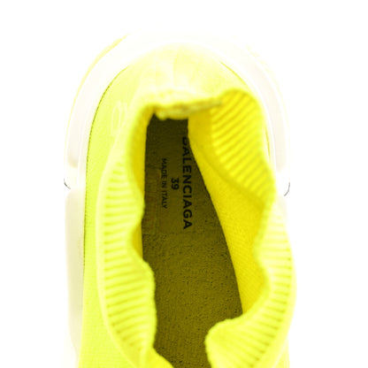 Balenciaga Nylon Knit Womens BB Speed Sneakers  39 Jaune Fluo 8 of 10