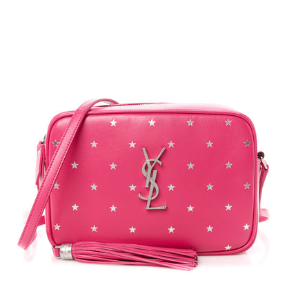 Saint Laurent Calfskin Monogram Star Lou Camera Bag Fuchsia 1 of 10