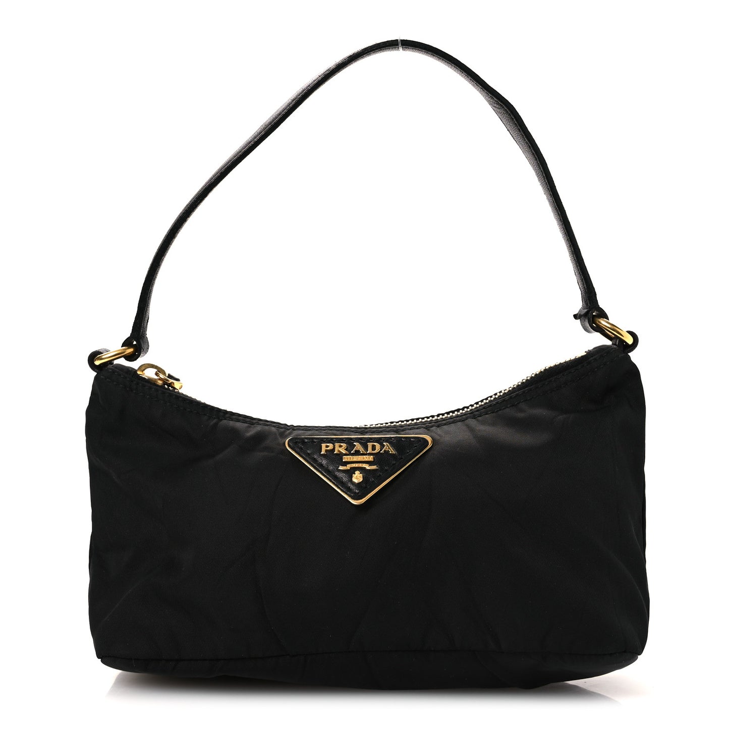 Tessuto Nylon Pochette Bag Black