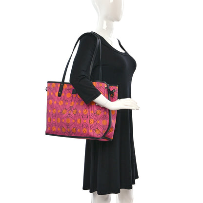 MCM Visetos Medium Project Reversible Shopper Tote Pink 2 of 15