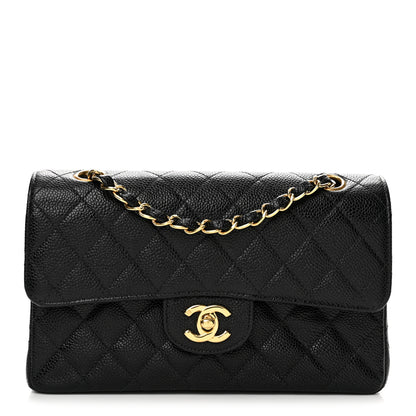 Chanel Caviar Quilted Small Double Flap Black 1 of 12