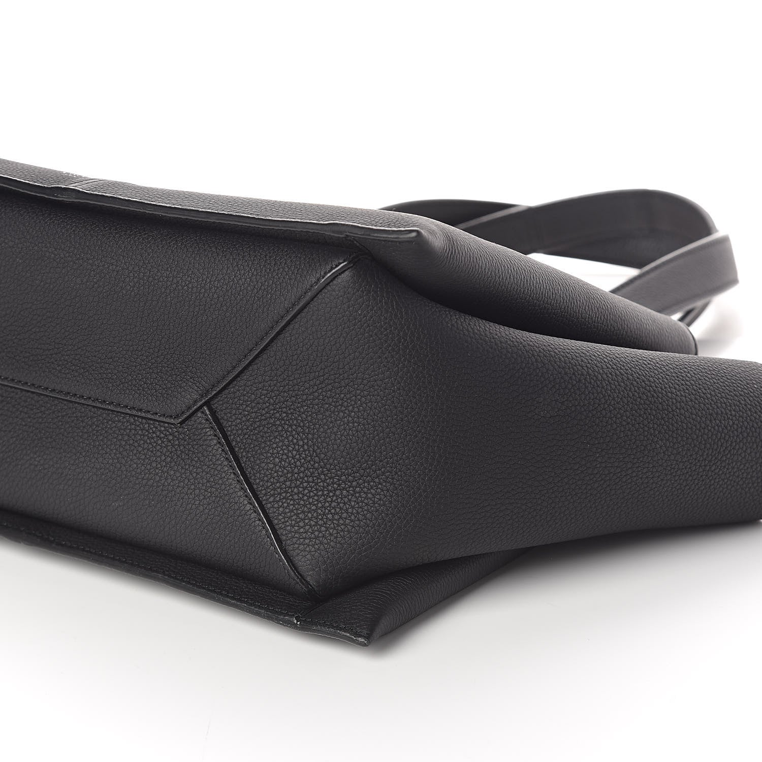 Celine Baby Grained Calfskin Small Tri-Fold Bag Black 9 of 9
