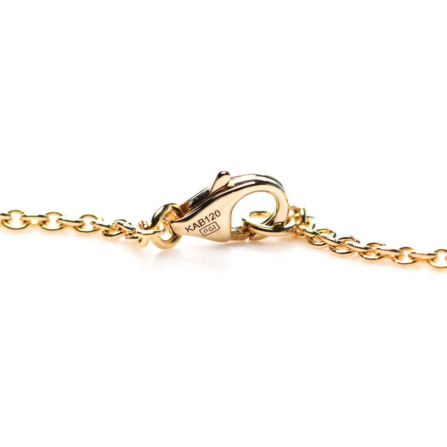 18K Yellow Gold Interlocking LOVE Necklace