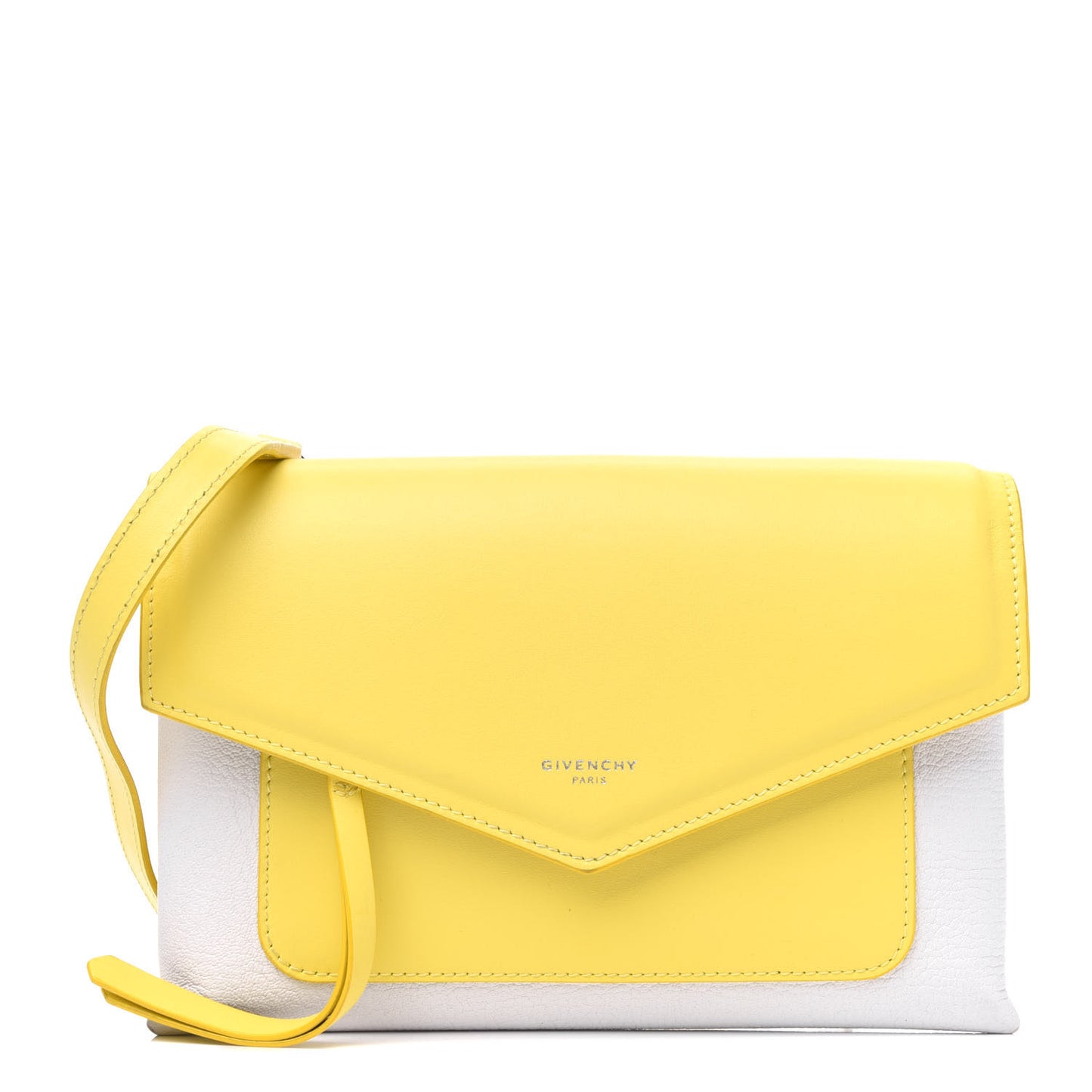 Calfskin Duetto Crossbody Bag Yellow