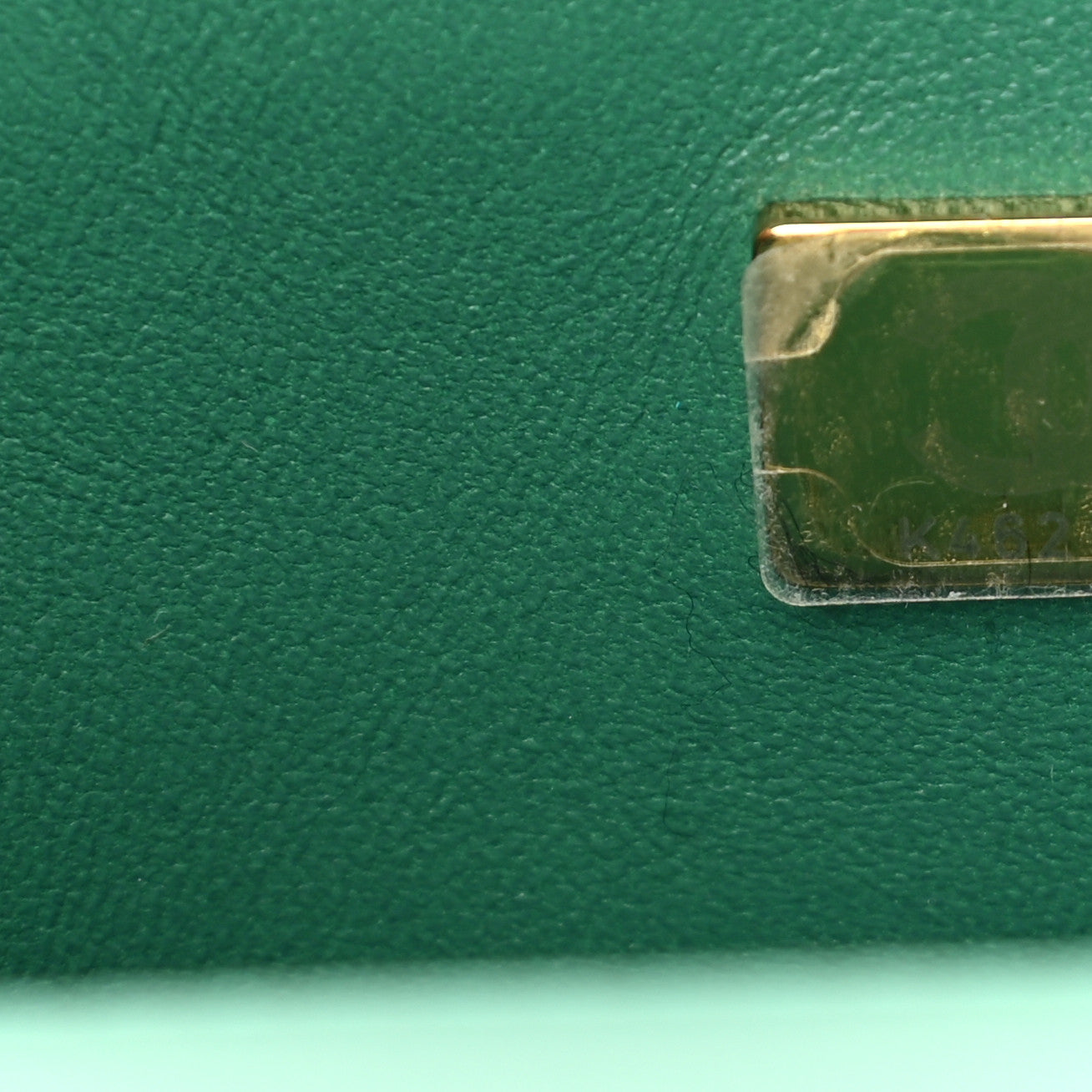 Chanel Lambskin Quilted Mini Top Handle Rectangular Flap Green 7 of 11