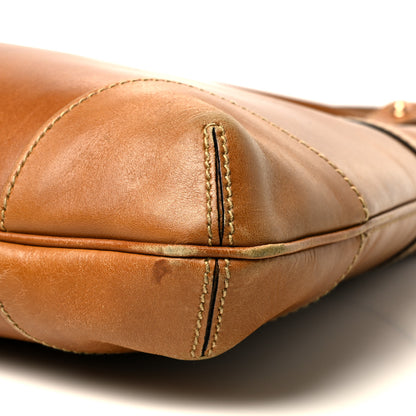 Gucci Calfskin GG Reins Hobo Tan 10 of 10