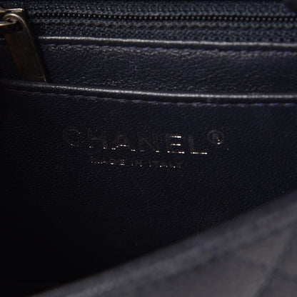 Chanel Caviar Quilted Mini Square Flap Navy 6 of 8