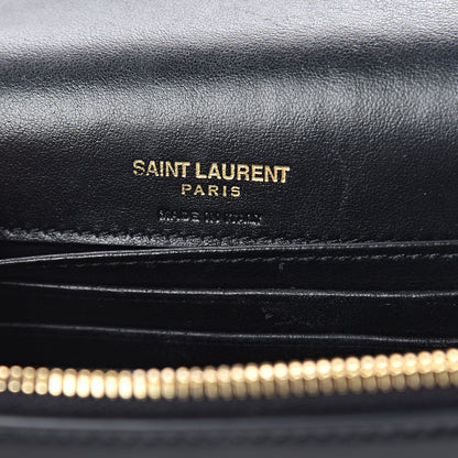 Saint Laurent Smooth Calfskin Monogram Kate Belt Bag Black 6 of 8