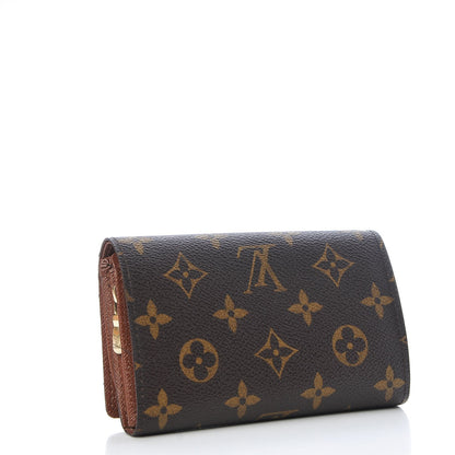 Louis Vuitton Monogram Porte-Monnaie Tresor Wallet 3 of 7