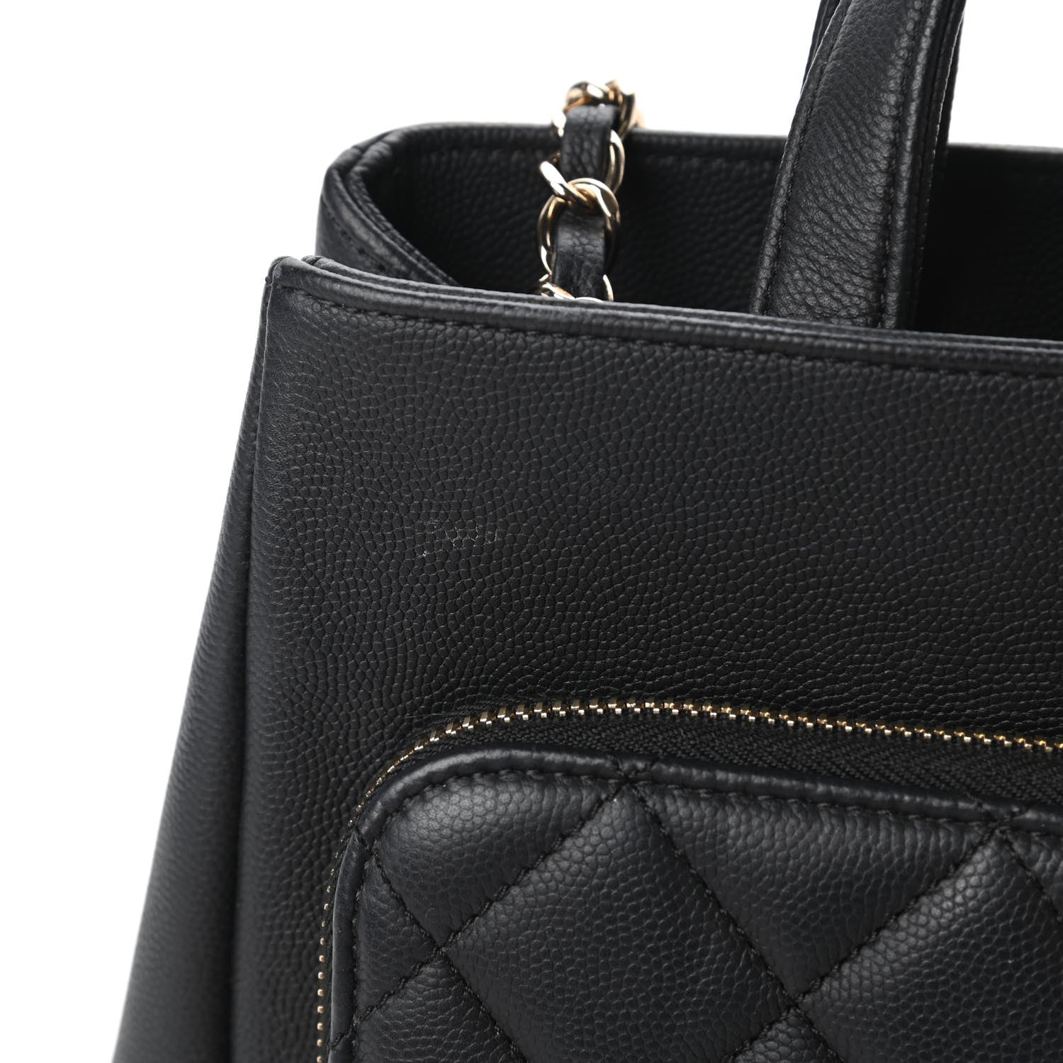 Chanel Caviar Quilted Small Business Affinity Shopping Bag Black 14 of 15