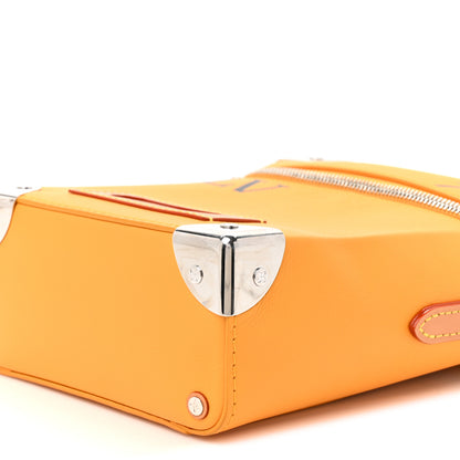 Louis Vuitton Calfskin N°7 Vertical Box Trunk Yellow 7 of 8