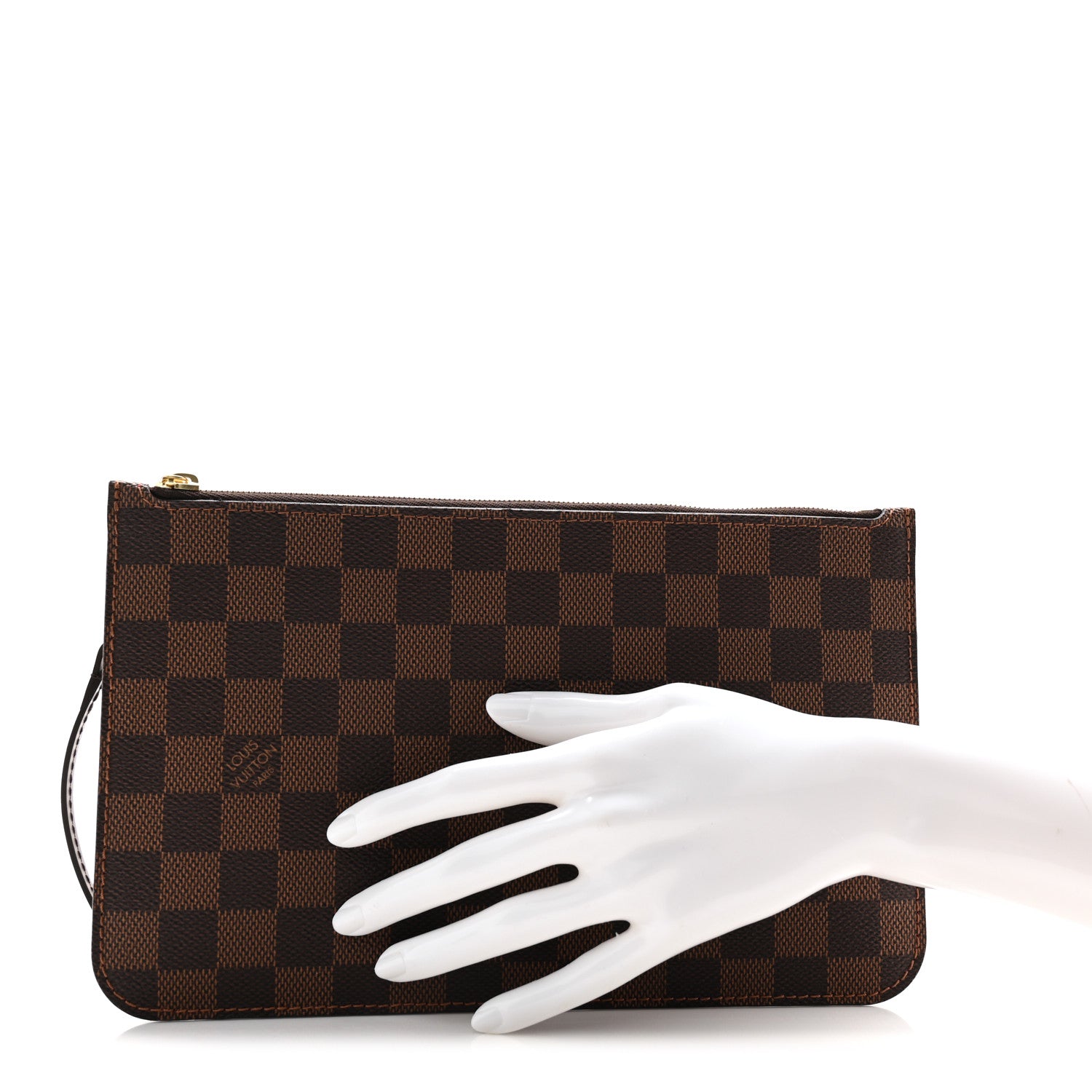Louis Vuitton Damier Ebene Neverfull MM GM Pochette 2 of 7