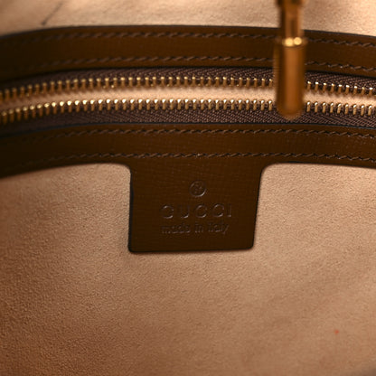 Gucci GG Supreme Monogram Azalea Calfskin Web Small Jackie 1961 Hobo Beige Ebony Brown Sugar 6 of 11
