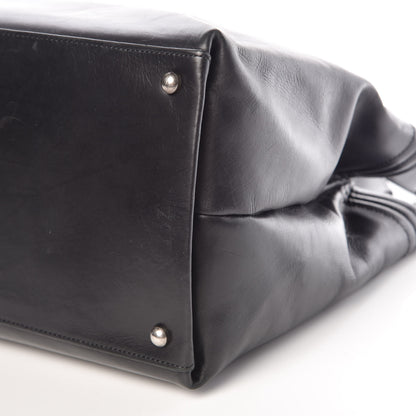 Chanel Glazed Calfskin Boy Tote Black 17 of 20