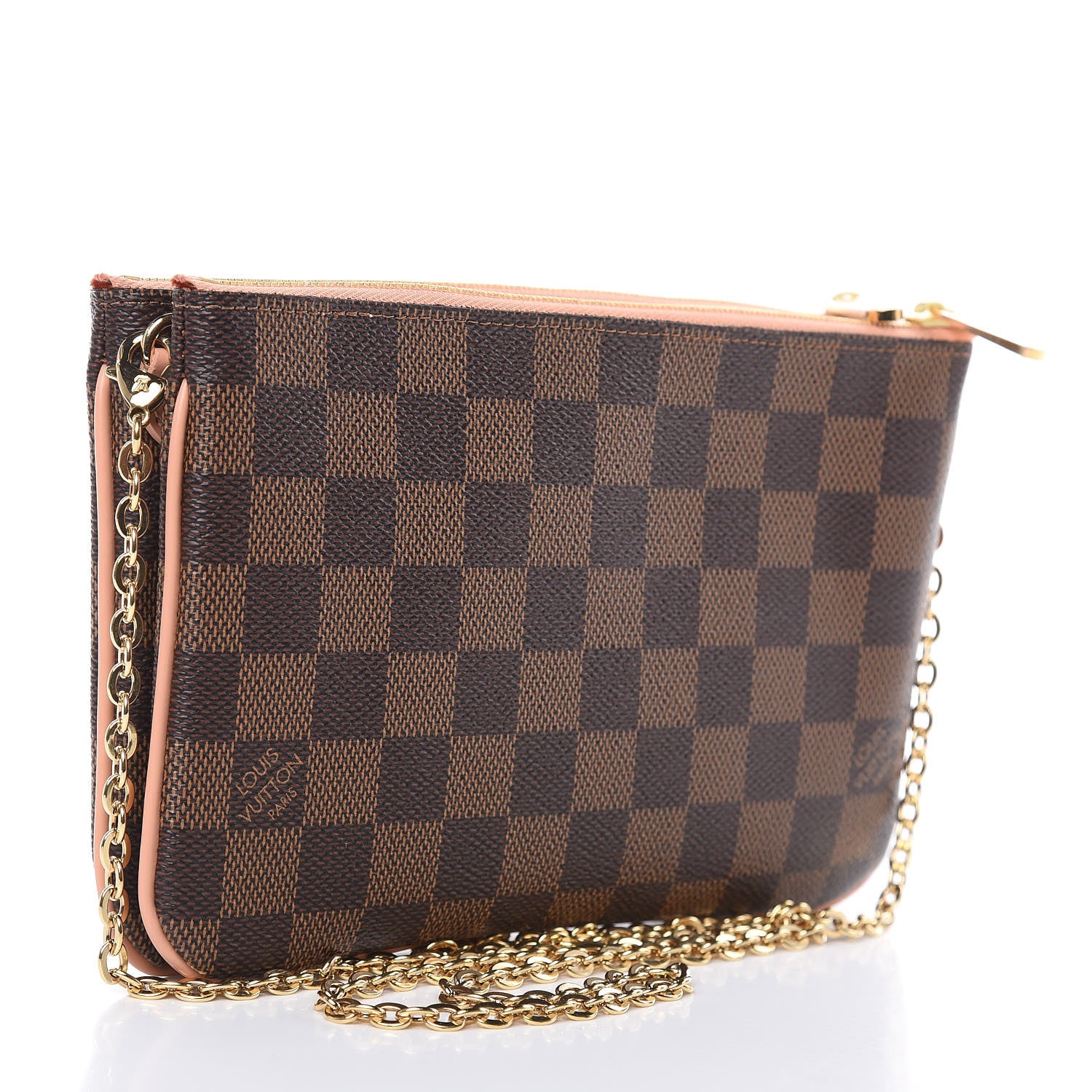 Louis Vuitton Damier Ebene Double Zip Pochette 3 of 9