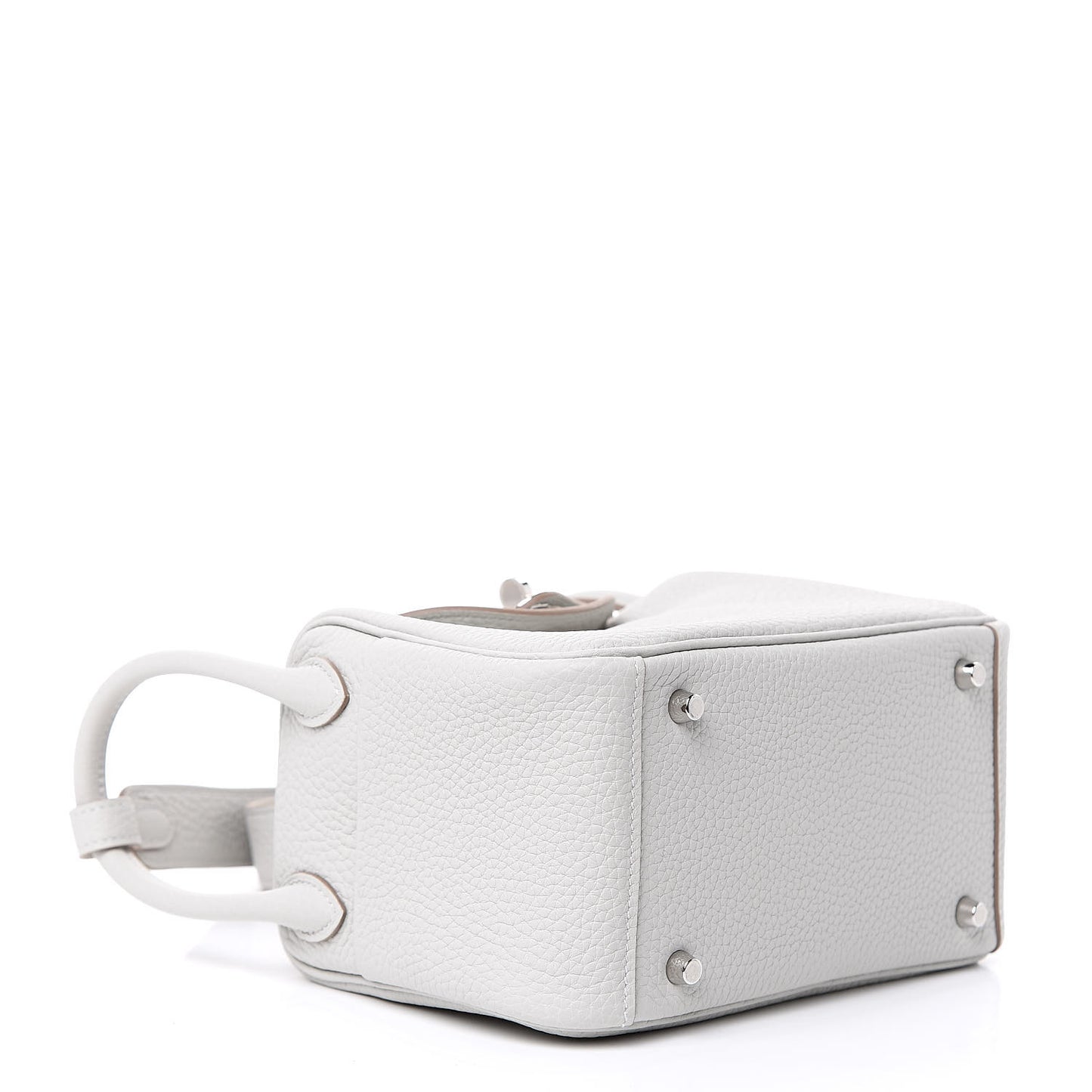 Taurillon Clemence Mini Lindy 20 Gris Perle