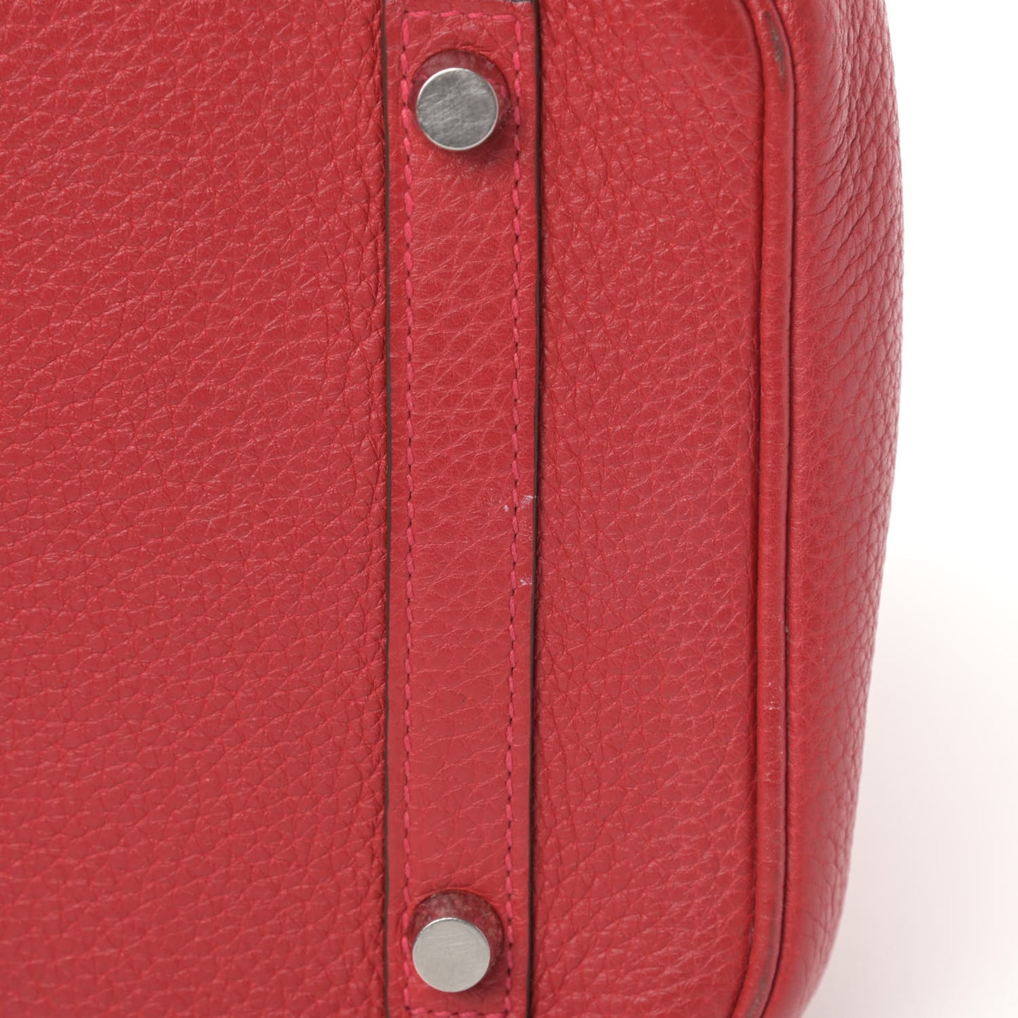 Taurillon Clemence Birkin 30 Rouge Casaque