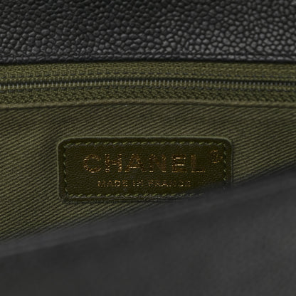 Chanel Caviar Quilted New Medium Boy Flap Black 6 of 11
