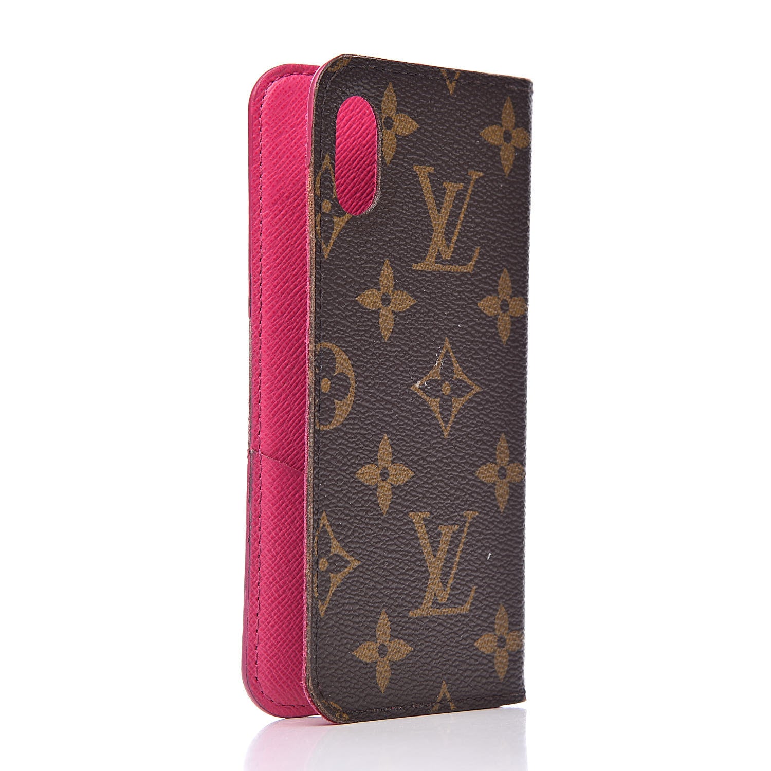 Louis Vuitton Monogram iPhone X Folio Case Rose Pop 3 of 10