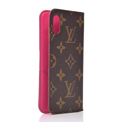 Louis Vuitton Monogram iPhone X Folio Case Rose Pop 3 of 10
