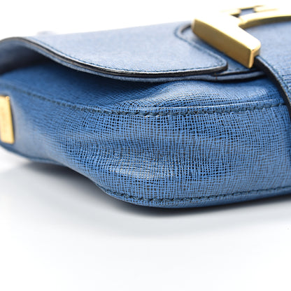 Fendi Vitello Elite Small Chameleon Messenger Carta Zucchero 8 of 13