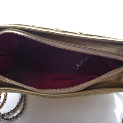 Chanel Metallic Aged Calfskin Quilted Medium Gabrielle Gold 6 of 10