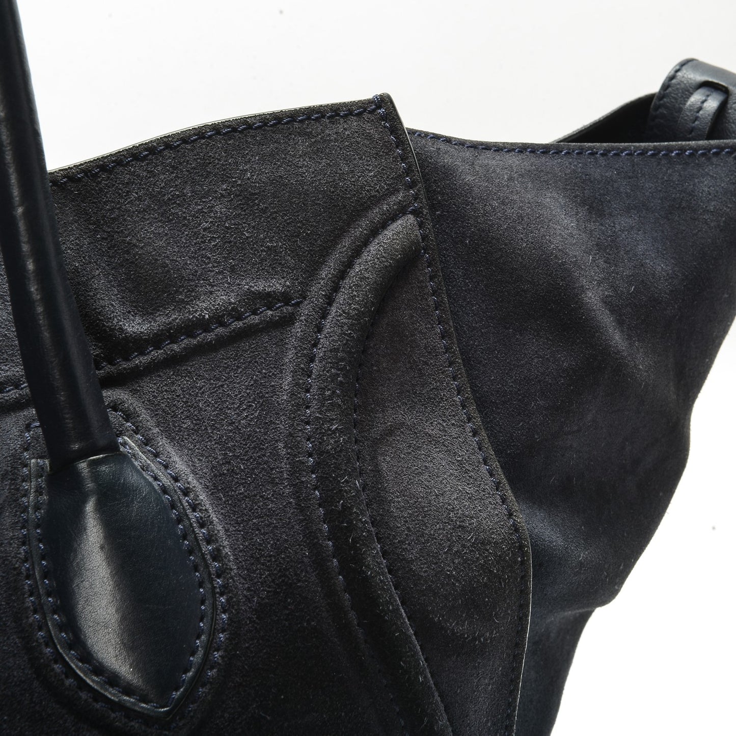 Suede Large Phantom Luggage Midnight