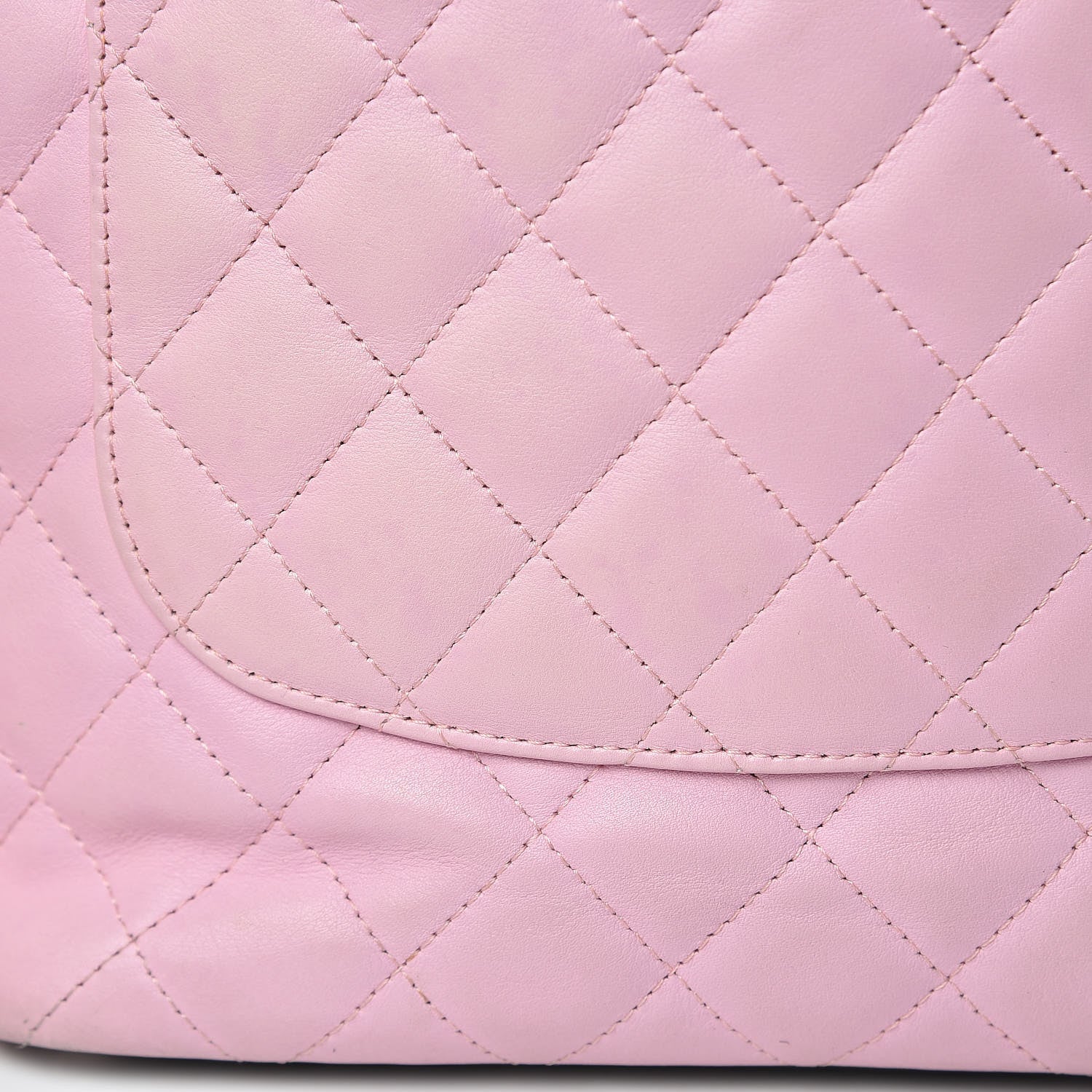 Chanel Calfskin Quilted Medium Cambon Tote Pink Black 12 of 13