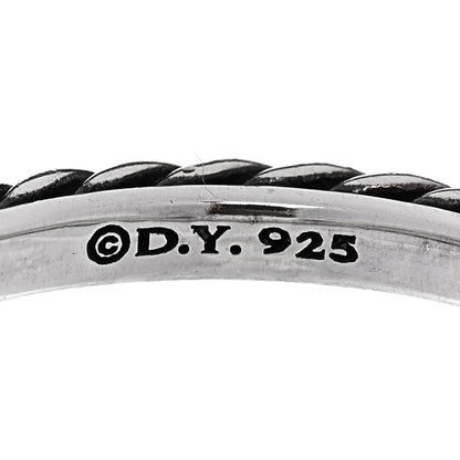 David Yurman Sterling Silver Cable Classics Band Ring 54 7 4 of 4