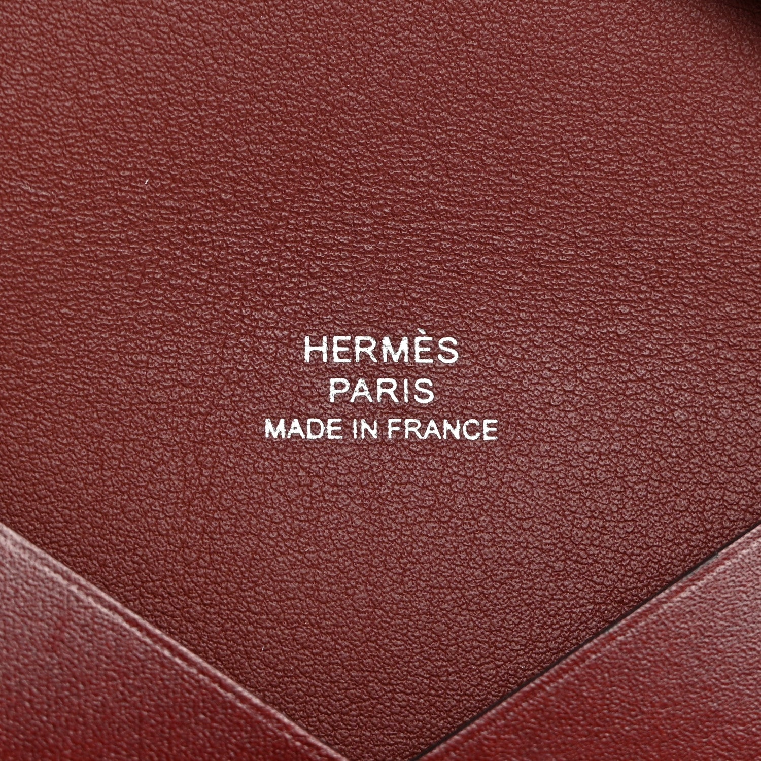 Hermes Box Calvi Card Case Rouge H 6 of 8