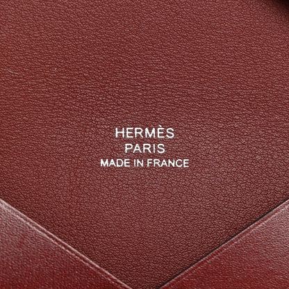 Hermes Box Calvi Card Case Rouge H 6 of 8
