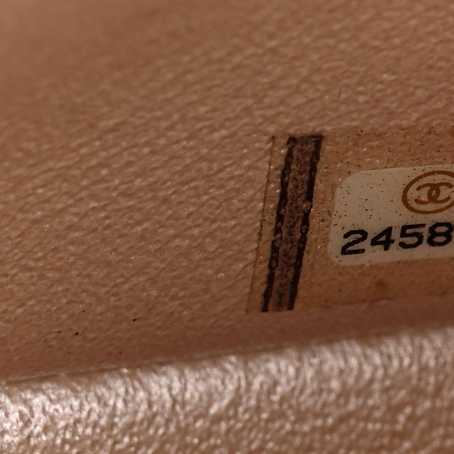 Chanel Iridescent Caviar Chevron Quilted Mini Rectangular Flap Light Gold 7 of 12