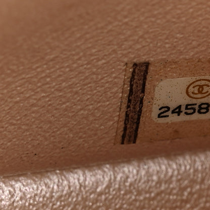 Chanel Iridescent Caviar Chevron Quilted Mini Rectangular Flap Light Gold 7 of 12