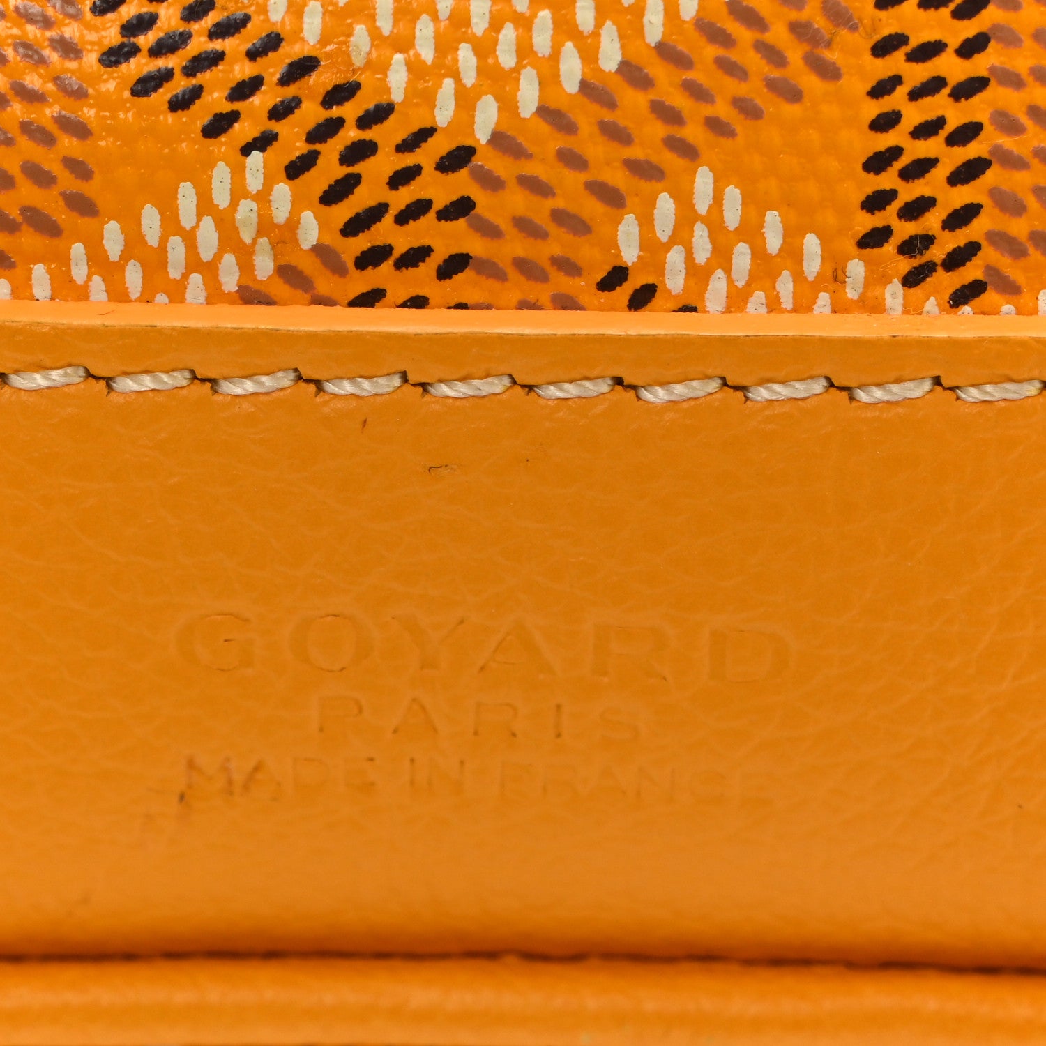 Goyard Goyardine Petit Flot Bucket Bag PM Yellow 6 of 9
