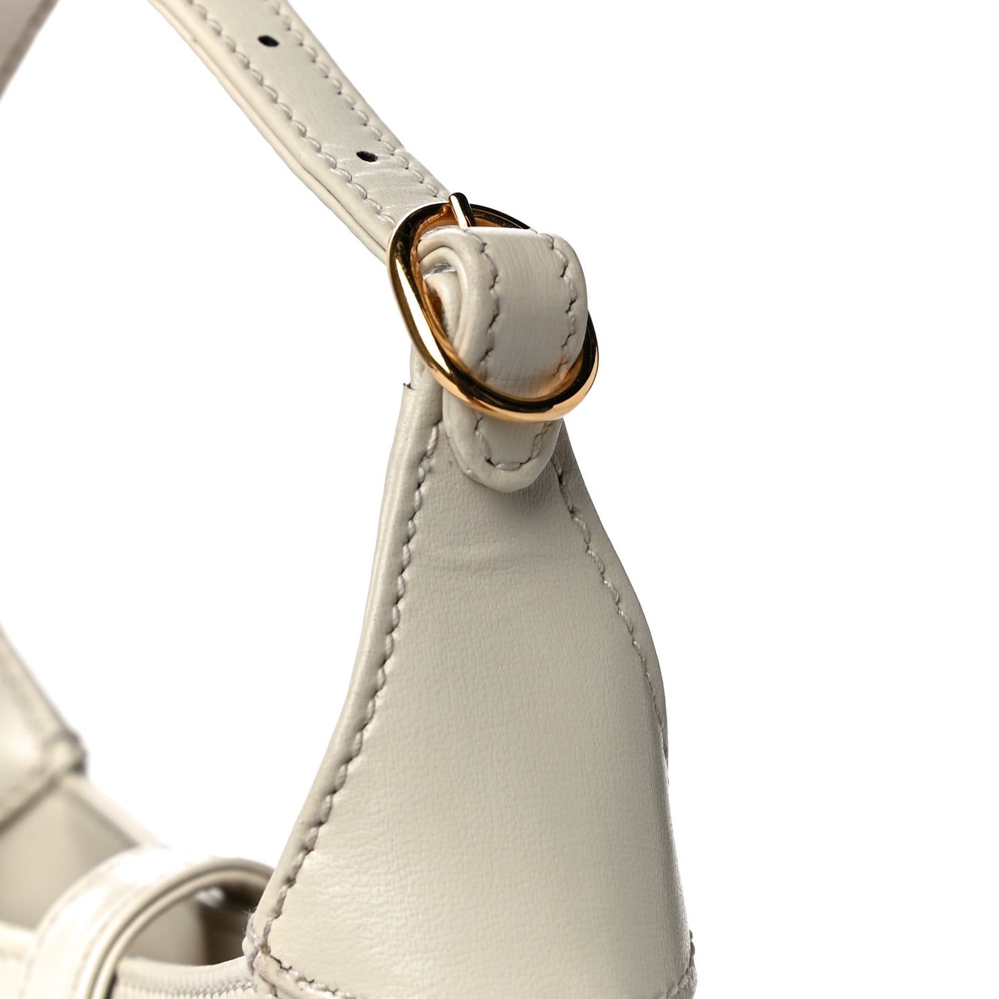Boarded Dyana Lux Calfskin Mini Jackie 1961 Hobo Mystic White