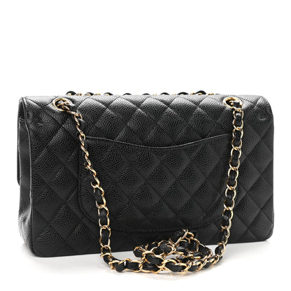 Chanel Caviar Quilted Medium Double Flap Black 3 of 9