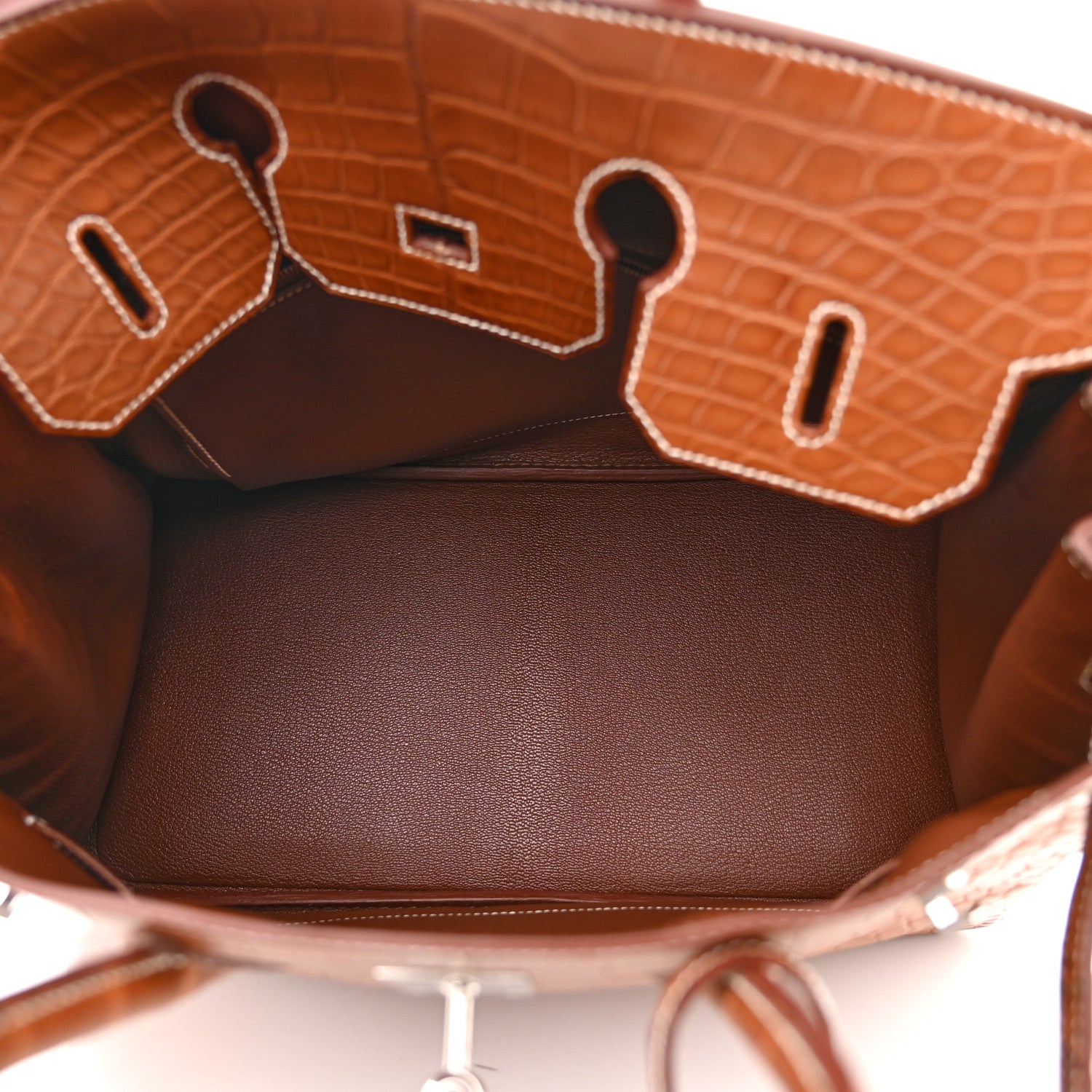 Hermes Matte Alligator Birkin 35 Fauve 5 of 11