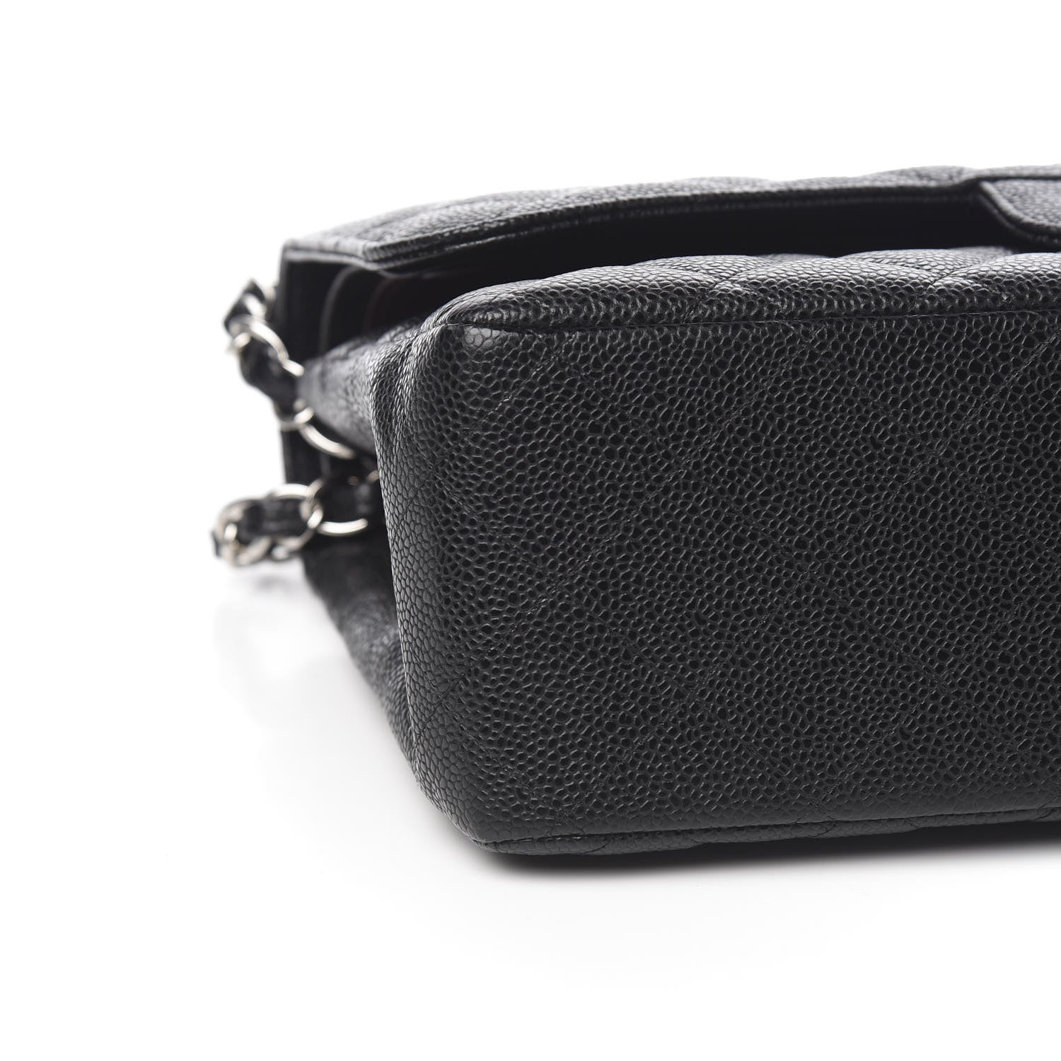Chanel Caviar Quilted Jumbo Double Flap Black 11 of 16