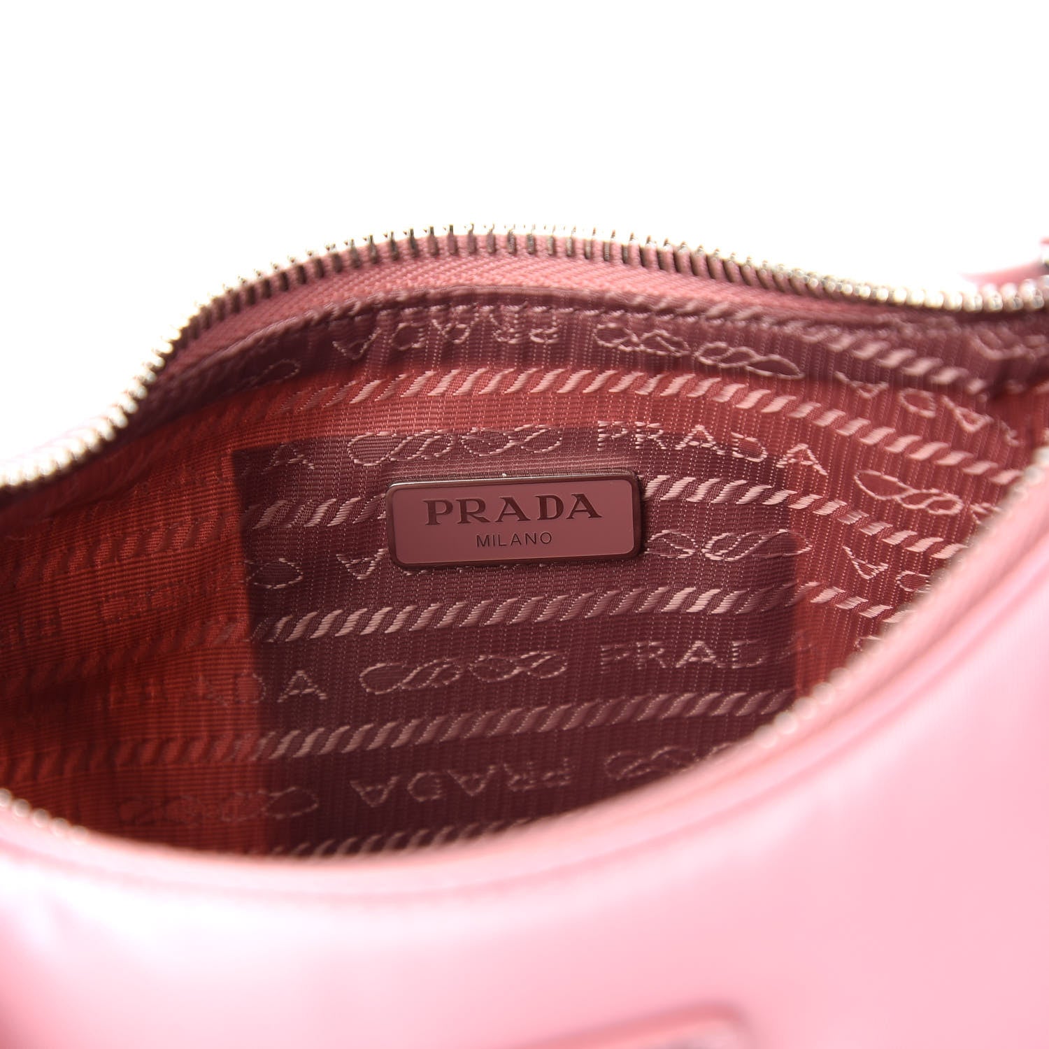Prada Nylon Re-Edition 2005 Shoulder Bag Rosa 8 of 11