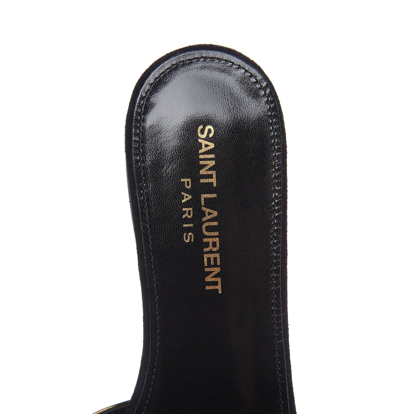 Suede Tribute 05 Slide Sandals 37 Black