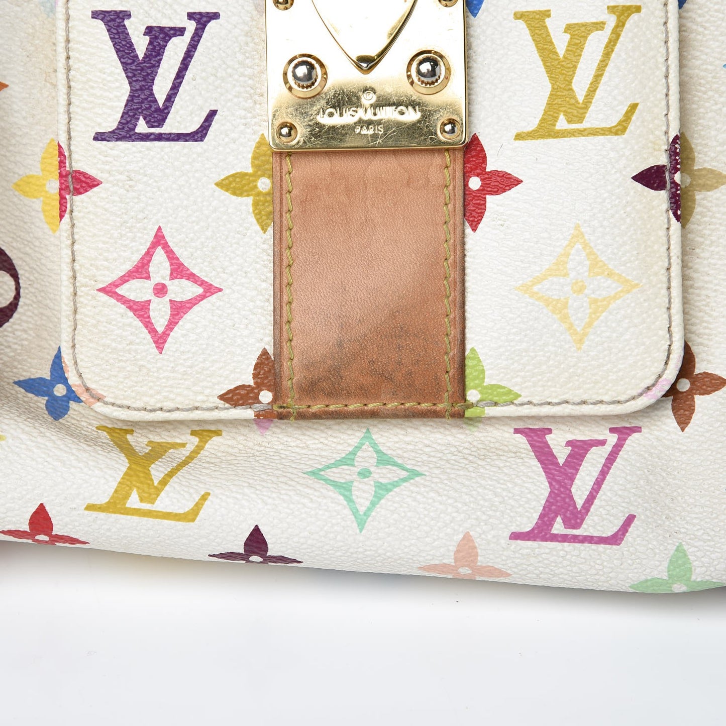 Monogram Multicolor Speedy 30 White
